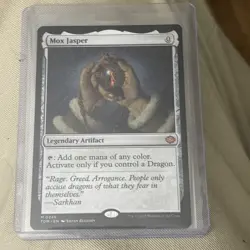 Mox Jasper TDM #0246 Rare NM Magic The Gathering Legendary Artifact - Image 1