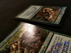 MTG 2x Promo JSS green rare FOIL Sakura-Tribe Elder - see description - Image 4