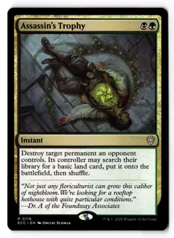 Assassin's Trophy 119 Commander: Lorwyn Eclipsed Normal NM - Image 1