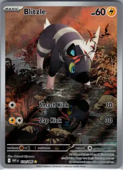 Blitzle 114/086 SV: White Flare - Pokemon Card - NM - Image 1