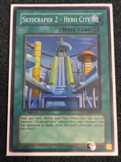 Yugioh: Skyscraper 2 - Hero City - STON-EN048 - Super Rare - 1st Edition NM - Image 1