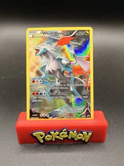 White Kyurem XY81 Full Art XY Promo Lightly Played Pokemon TCG LP - Image 1