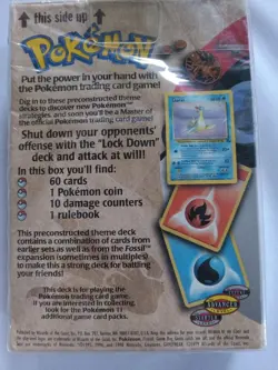 Wizards of the Coast Pokemon Fossil Lockdown Theme Deck 742818060776 - Image 2