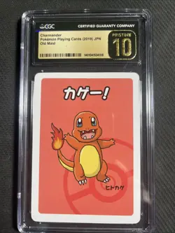 Pokemon TCG Charmander Old Maid CGC Pristine 10 JPN Edition Japanese 2019 - Image 1