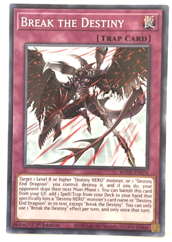 YuGiOh! - Break the Destiny - BODE-EN076 - 1st Edition - Common - Image 1