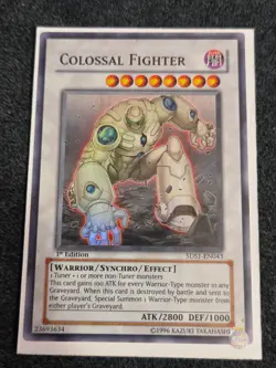 Colossal Fighter - 5DS1-EN043 - LP super Rare - Yugioh 1st Edition - Image 1