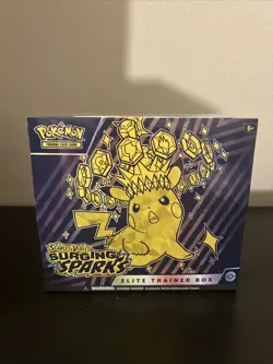 Pokemon TCG Scarlet & Violet Surging Sparks Elite Trainer Box (ETB) Sealed - Image 1