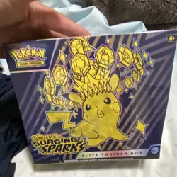 Pokemon Scarlet & Violet Surging Sparks Elite Trainer Box TCG English - Image 1