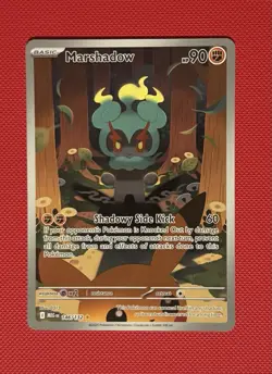 Pokemon Marshadow 146/132 Me01: Mega Evolution Illustration Rare Holo Basic 90 … - Image 1