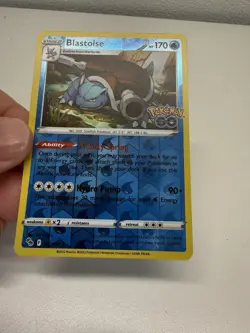 Blastoise Reverse HOLO 017/078 - Pokemon TCG SWSH Pokemon Go! NM - Image 2