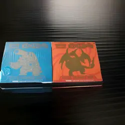 Pokemon XY Evolutions ETB Set Charizard & Blastoise Sealed Pair - Image 1