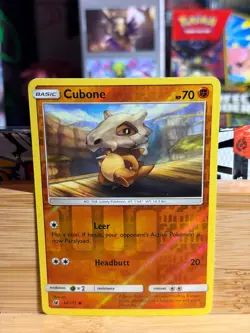CUBONE 52/111 Crimson Invasion C Reverse Holo Pokemon TCG LP - Image 1