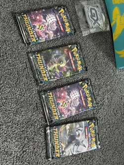 Pokemon Sun & Moon Lost Thunder Elite Trainer Box Opened. With 4 Sealed Packs! - Image 3