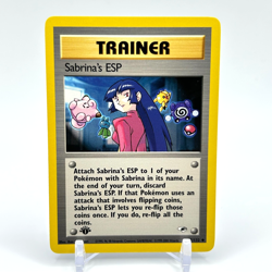 Sabrina's ESP 1st Ed. Pokemon Gym Heroes #117 2000 - Image 1
