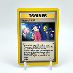 Sabrina's ESP 1st Ed. Pokemon Gym Heroes #117 2000 - Image 2