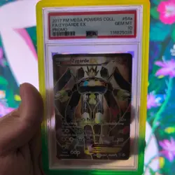 2017 POKEMON MEGA POWERS PROMO #54A FULL ART/ZYGARDE EX PSA 10 GUARD UNCLUDED - Image 1