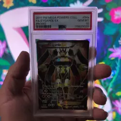 2017 POKEMON MEGA POWERS PROMO #54A FULL ART/ZYGARDE EX PSA 10 GUARD UNCLUDED - Image 4