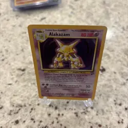 Pokemon Alakazam TCG 1/130 Base Set 2 Unlimited Holo Rare WOTC - Image 5