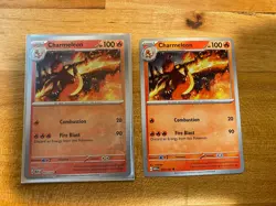 Pokemon TCG Scarlet & Violet 151 Charmeleon 5/165 Reverse Holo / Non Holo Lot - Image 1