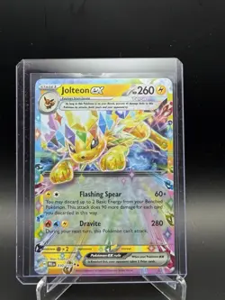 Jolteon ex 030/131 2025 Pokemon Prismatic Evolutions Double Rare Holo - Image 1