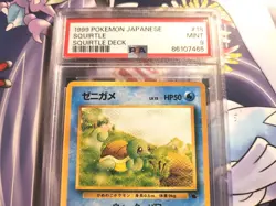 Pokemon Japanese Squirtle VHS Intro Pack Squirtle Deck #18 No. 007 PSA 9 - Image 3