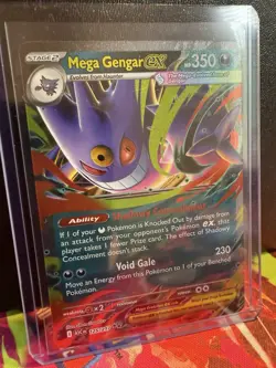 Mega Gengar ex 125/217 - Pokemon TCG - Ascended Heroes Double Rare Holo - Image 1