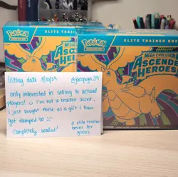 SEALED Pokemon Ascended Heroes Elite Trainer Box TCG booster packs TWO AVAILABLE - Image 2