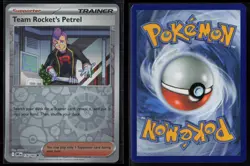 TEAM ROCKET'S PETREL 176/182 Uncommon Destined Rivals Pokemon Reverse Holo NM/M - Image 1