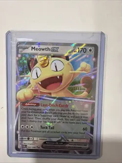 Pokemon 2026 Meowth Ex #62 Perfect Order Clean - Image 1