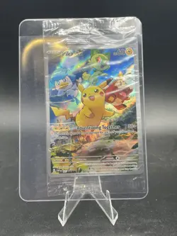 Pokemon TCG Pikachu 027 Scarlet & Violet Paldea Evolved Sealed Black Star Promo - Image 1