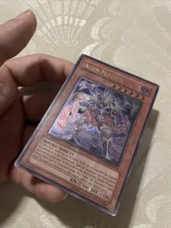 Yugioh Alien Mother POTD-EN028 Ultimate Rare 1st Edition Played/Edgewear - Image 4