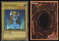 Mystical Elf LOB-062 Super Rare The Legend of Blue Eyes White Dragon Yu-Gi-Oh - Image 3