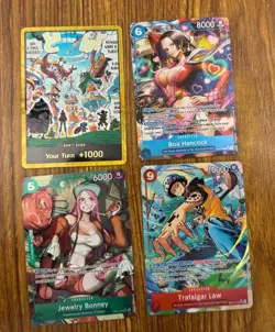 One Piece Boa Hancock Jewelry Bonney Trafalgar Law SR Alt Arts Gold Don Egghead - Image 1