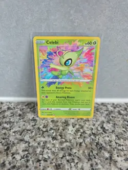 Pokemon TCG Celebi Card Vivid Voltage, Amazing Rare, 009/185 - Image 1