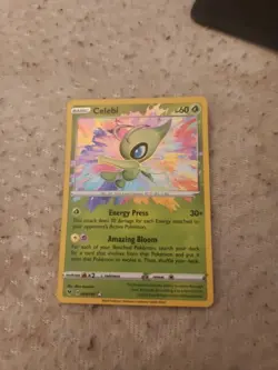 Pokemon TCG Celebi Card Vivid Voltage, Amazing Rare, 009/185 - Image 1