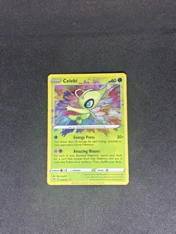 Pokemon TCG Celebi Vivid Voltage Holo Card 009/185 Amazing Rare Near Mint - Image 1
