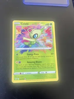 Pokemon TCG Celebi Vivid Voltage Holo Card 009/185 Amazing Rare Near Mint - Image 1