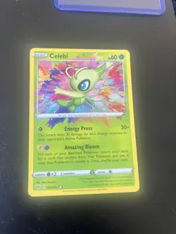 Pokemon TCG Celebi Vivid Voltage Holo Card 009/185 Amazing Rare Near Mint - Image 2