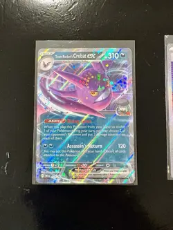 Pokemon TCG Destined Rivals Team Rockets Giovanni And Murkrow 3 Card Lot - Image 2