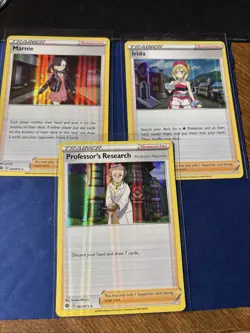 Pokemon TCG Error Holo Bleed Card Lot Of 3 - Image 1