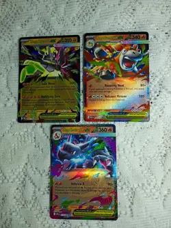 Pokemon TCG Mega EX Card Lot 3 Charizard X, Zygarde, Camerupt - Holo Rare - Image 1