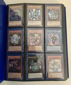 Yugioh 97 Foil/315 Card Binder Lot Dark Magician Blue-Eyes White Dragon Konami - Image 2