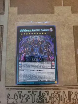 YUGIOH D/D/D DEVISER KING DEUS MACHINEX MP23-EN023 SECRET 1ST ED NM - Image 1