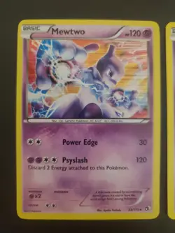 Pokemon TCG Two Cards - Mewtwo 53/113 & Mewtwo XY101 Holos - Image 2
