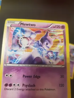 Pokemon TCG Two Cards - Mewtwo 53/113 & Mewtwo XY101 Holos - Image 5