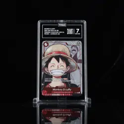 Monkey.D.Luffy (Alternate Art) P-001 One Piece Promotion Cards Foil TAG 7 - Image 1