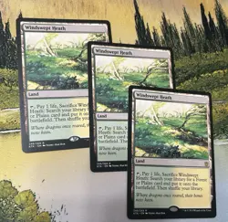 Magic: The Gathering Windswept Heath Land Card x3 KTK 2014 English - Image 2