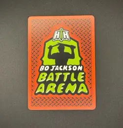 Bo Jackson Battle Arena Scary Terry McLaurin Steel Battlefoil Card SBF-113 - Image 2