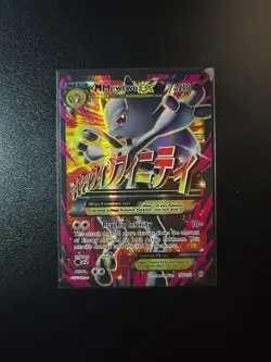 Pokemon Mewtwo EX TCG Full Art Ultra Rare Holo Card 160/162 - Image 1