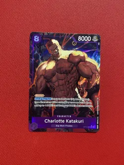 Charlotte Katakuri Alt Art OP11-067 A Fist of Divine Speed Foil One Piece Card - Image 1